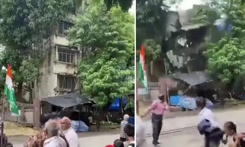 building collapse in Mumbais Borivali