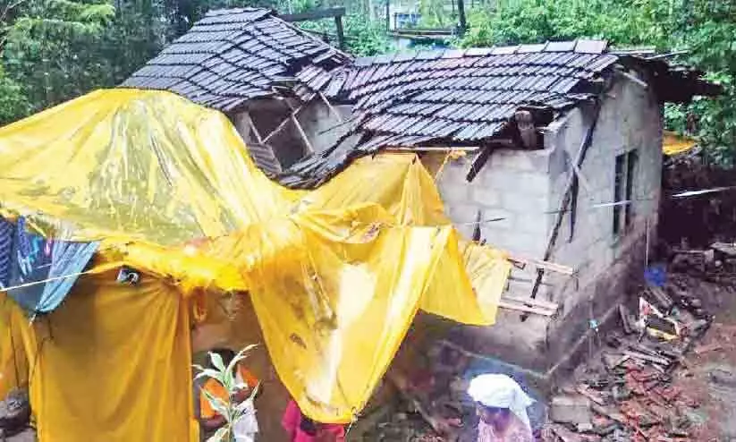 house collapsed