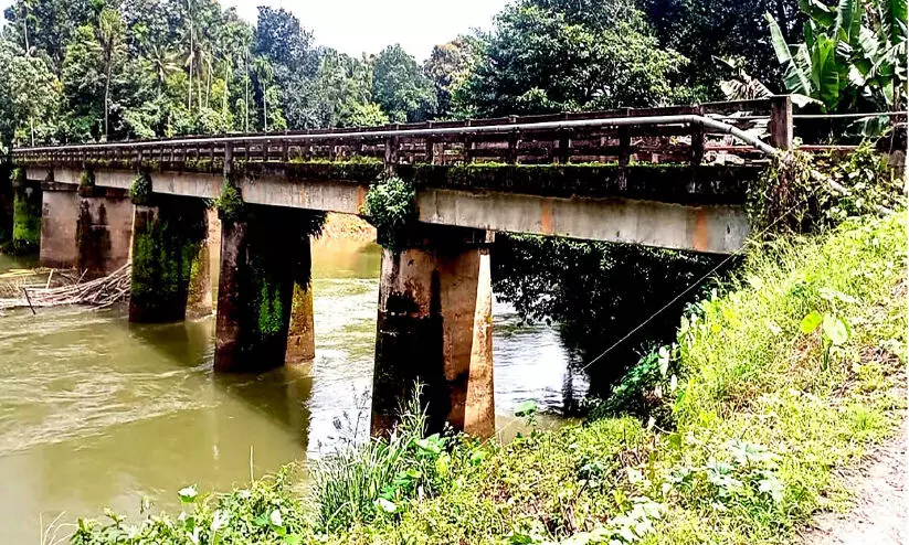 പുന്നത്തുറ കമ്പനിക്കടവ് പാലം അപകടാവസ്ഥയില്‍