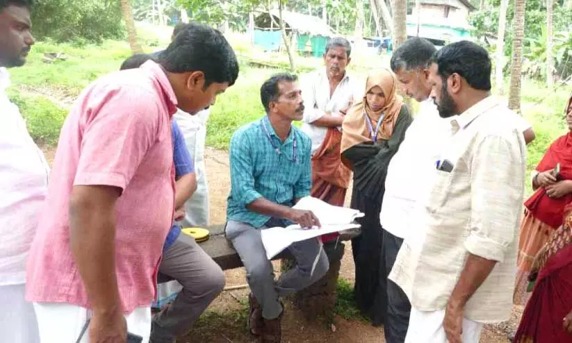 പുല്ലിപ്പുഴയിലെ കൈയേറ്റം; പരിശോധനയുമായി പഞ്ചായത്തും റവന്യൂ വകുപ്പും