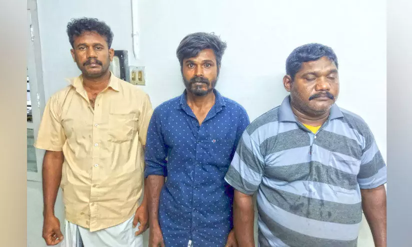 Power cable theft Three arrested