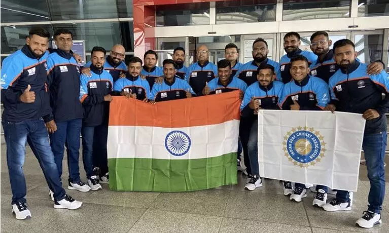 Indian team for winning Deaf Cricket