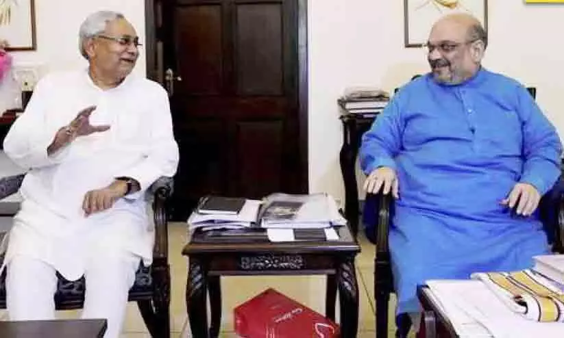 Nitish kumar and Amit shah