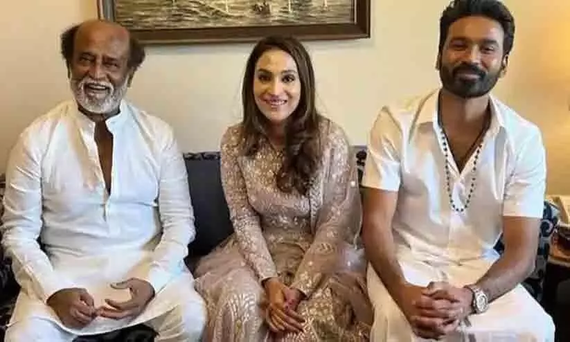 Rajinikanth  Spoke Dhanush and  Aishwaryaa Calles Off Their  Seperation