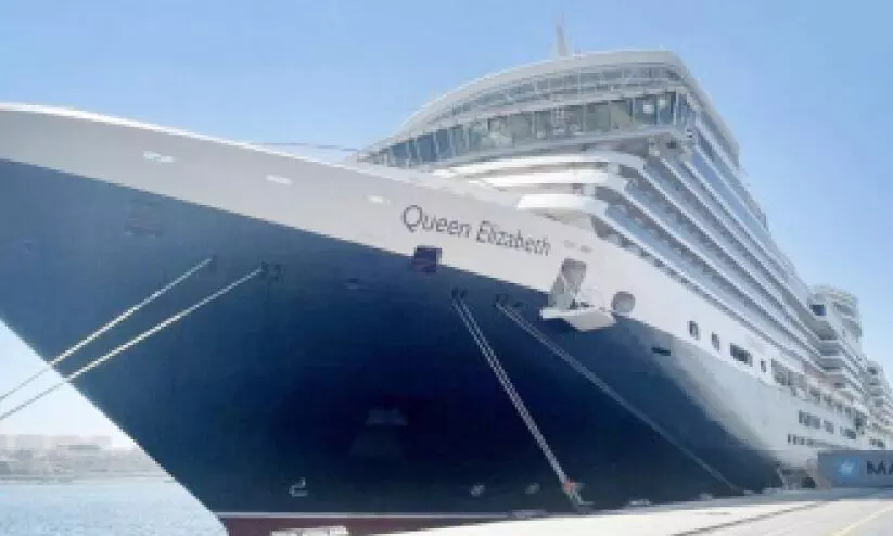cruise ship arrived at Salalah port