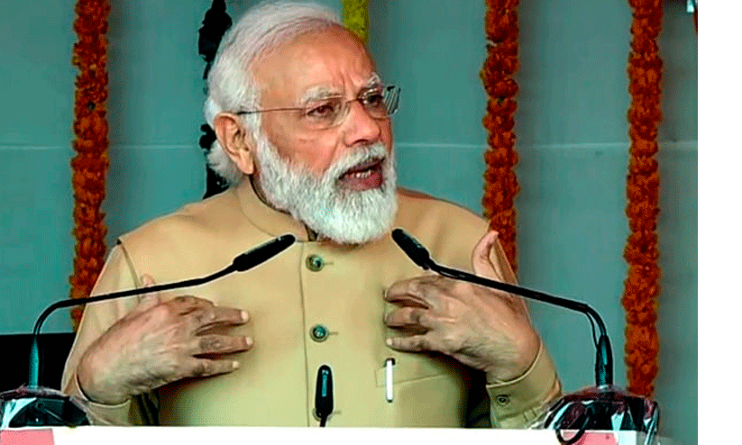 PM Modi was virtually addressing an event when he made the remarks