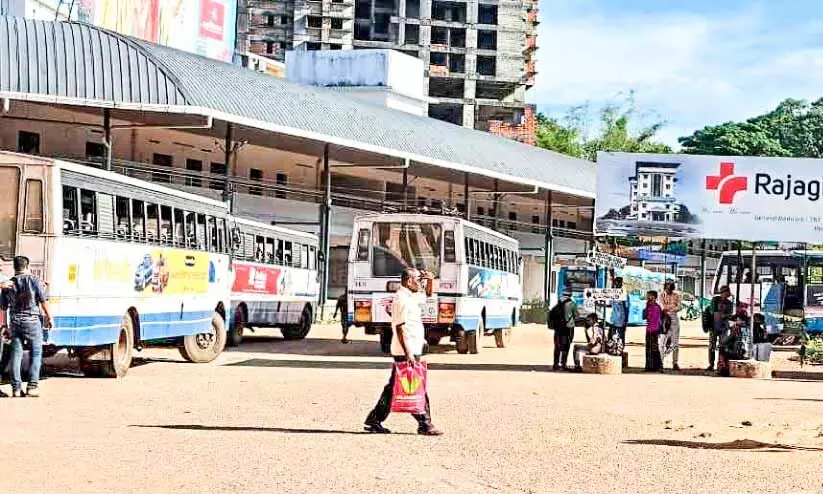 Construction of KSRTC stand aluva is not finished