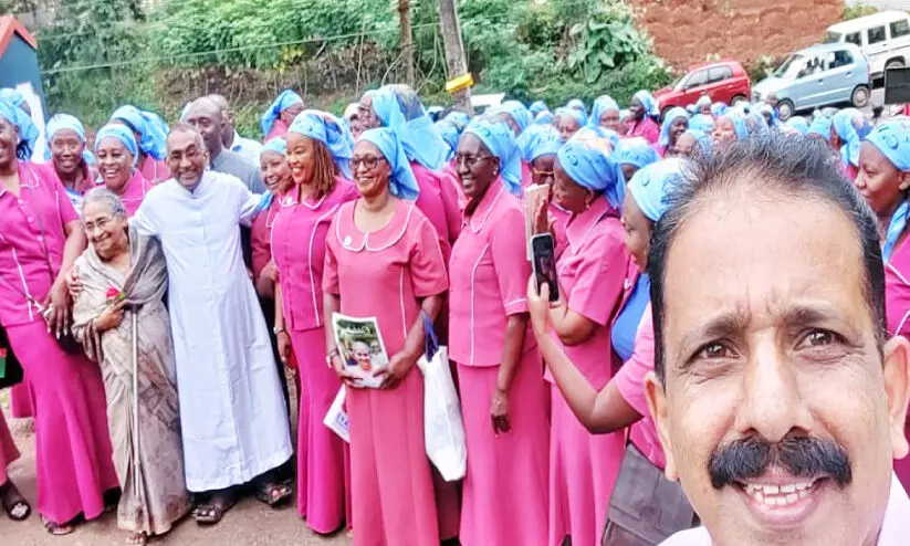 90 people including 87 women came from Africa to see priest