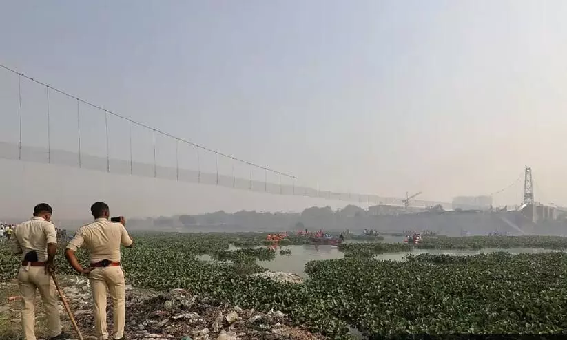 Gujarat Morbi Bridge Collapse: Nine arrested; FIR lodged against bridge maintenance, operation agencies