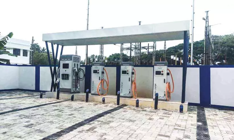 Electricity charging station ready at Ponnani