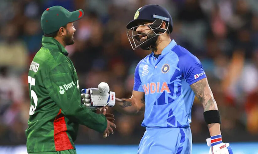 This speech by Virat Kohli is the reason for Shakibul Hasan’s displeasure!  |  Shakib Al Hasan upset with Virat Kohli over a controversial act