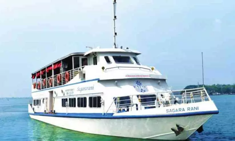 Sagararani arrives for a luxury cruise