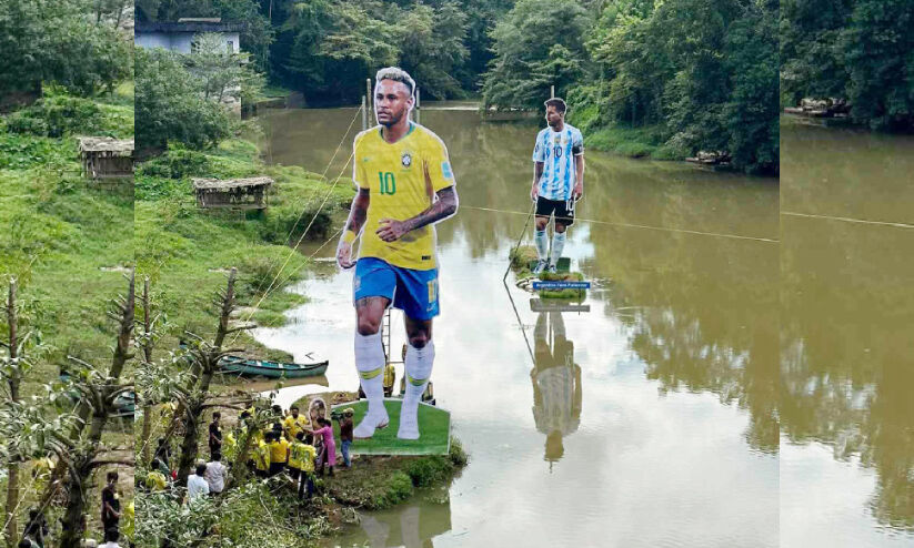 The river is within their reach;  Koduvalli Municipal Corporation will not change Messi and Neymar clippings Do not remove Messi and Neymar clippings – Koduvalli Municipality