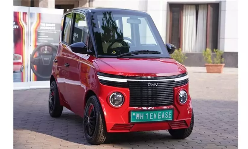 PMV Eas-E electric microcar launched at Rs 4.79 lakh