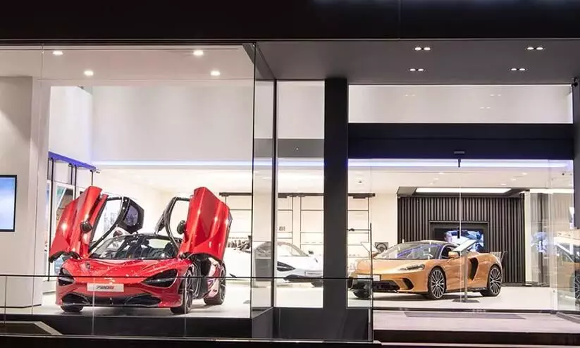 McLaren also opened the countrys first showroom