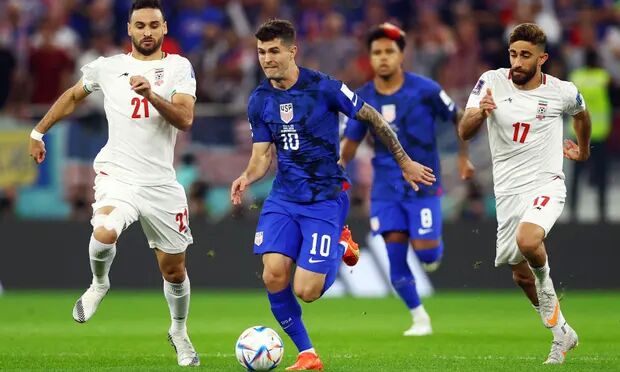 “Pulis’ik has come down;  United States one goal ahead of Iran |  The United States leads against Iran in the first half of the Group B match