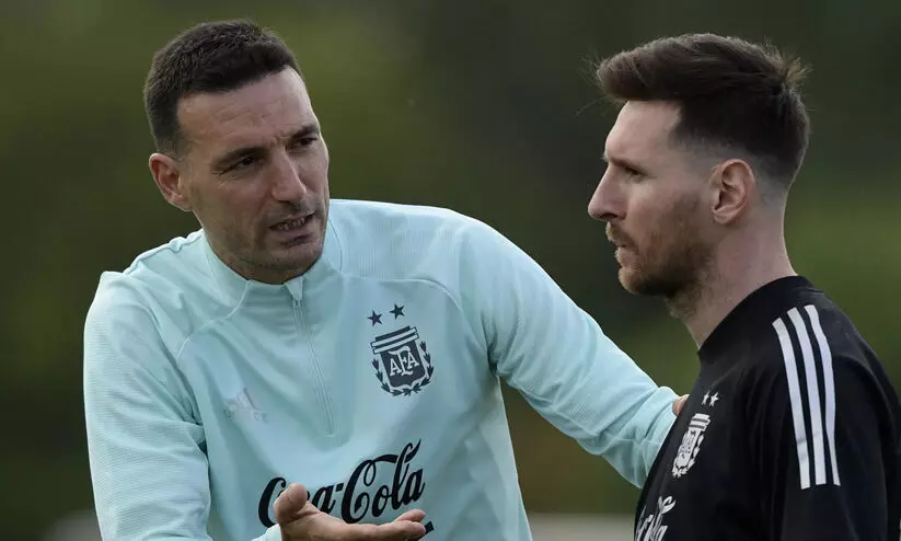 scaloni and messi