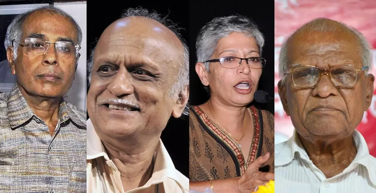 Narendra Dabholkar, M.M. Kalburgi, Gauri Lankesh and Govind Pansare.