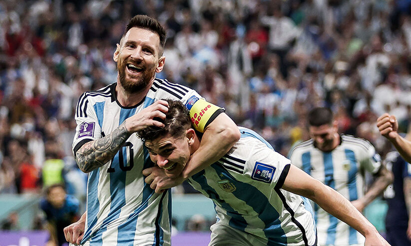 What a goal... The wizard Alvarez as Argentina's second hero | Messi ...