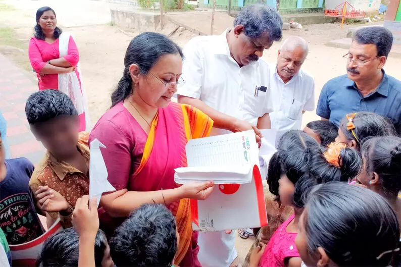 മന്ത്രിമാരായ വീണാ ജോര്‍ജും ആന്റണി രാജുവും ശ്രീചിത്ര ഹോം സന്ദര്‍ശിച്ചു