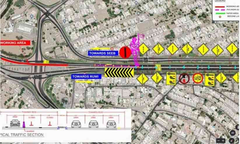 Al Khuwair Bridge in MuscatDec.  Will be closed until 31st at night Al Khuwair bridge in Muscat will be closed until 12th December.  31 at night