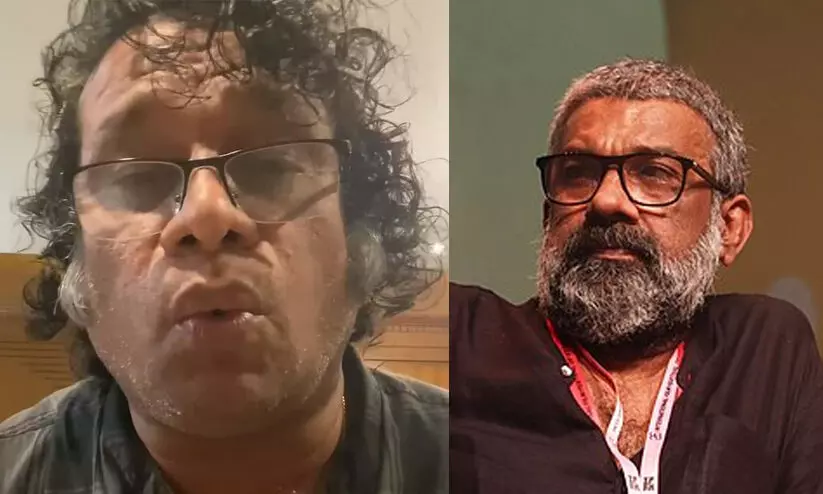 Harish Peradi against Chalachitra Academy Chairman Ranjith