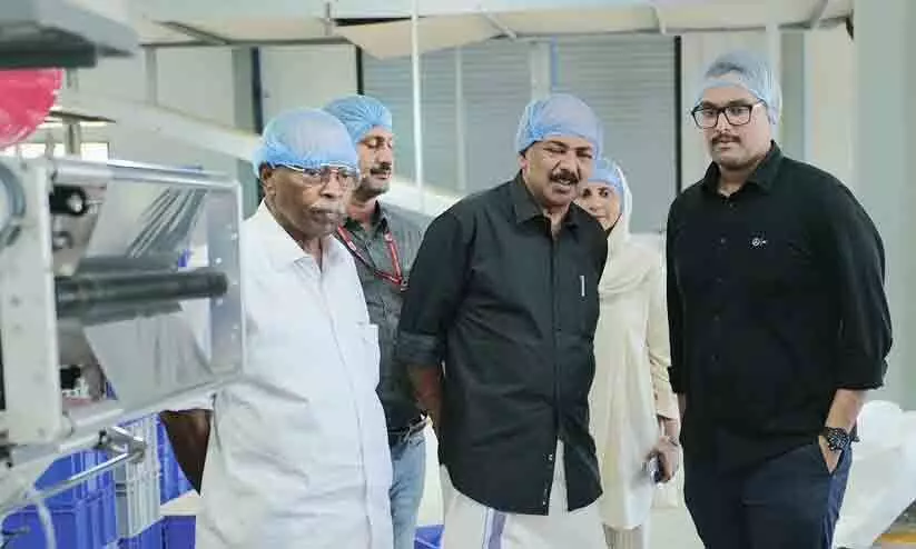 Minister G R Anil visited the craze factory