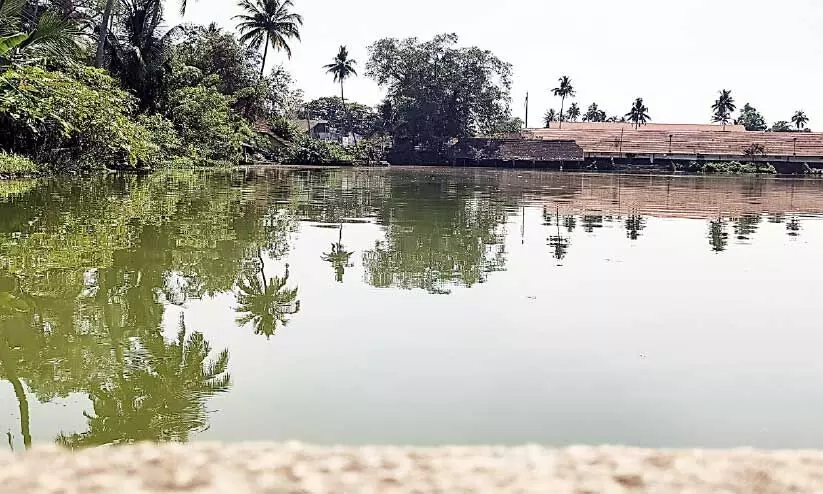 Haripad temple pond