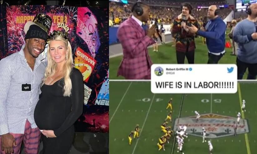 ‘This is responsibility;  Phone call that the wife is in the delivery room during live football;  Star ran from the ground Watch: Football analyst finds wife in labor during live broadcast, she rushes to be by his side