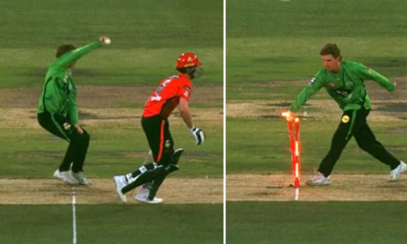 Adam Zampa, stumped by Mankading, out of batter’s crease;  Yet not out -VIDEO |  Zampa fails “Mankad” attempt in the Big Bash match