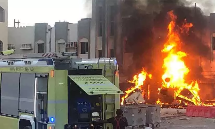 A fire broke out at a commercial establishment in Sibil.