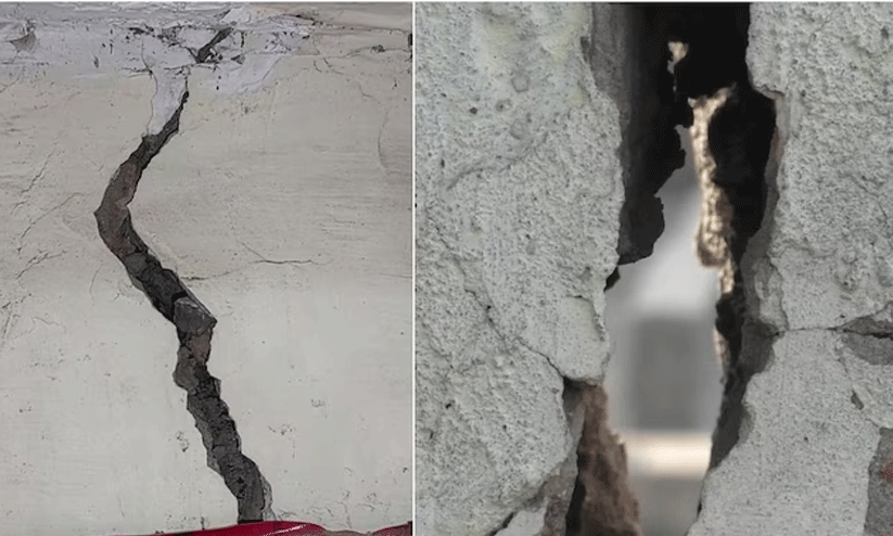 panic grips Aligarh as cracks appear in homes