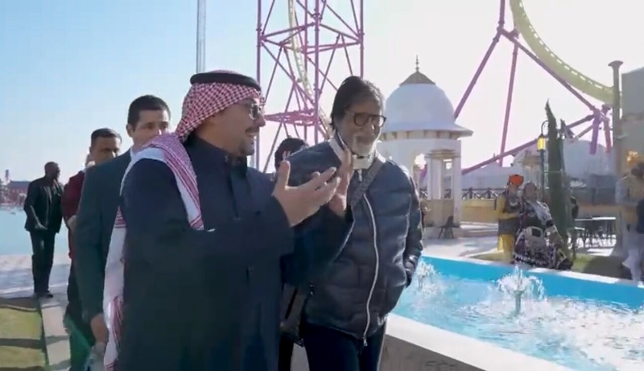 Amitabh Bachchan visited Riyadh Bollywood entertainment city  Amitabh Bachchan visits Saudi Arabia