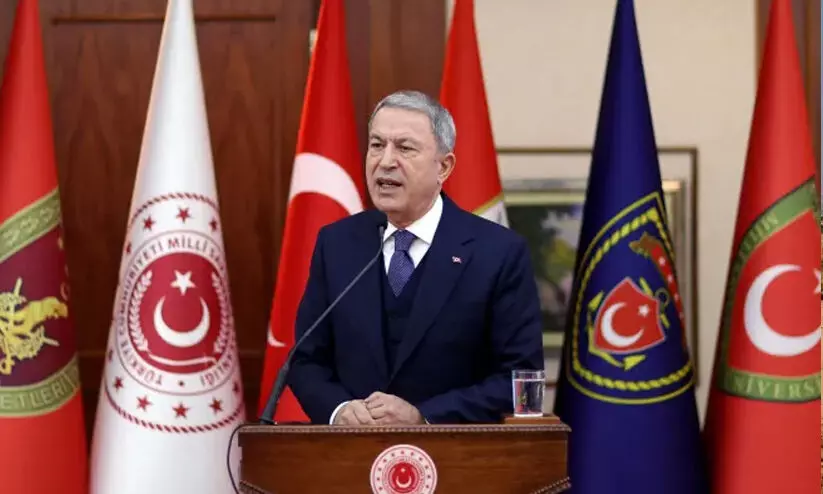 Turkish Defence Minister Hulusi Akar