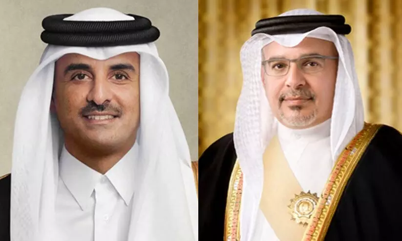 Crown Prince of Bahrain and Emir of Qatar