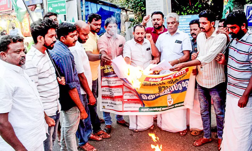 ബജറ്റിൽ വ്യാപക പ്രതിഷേധം