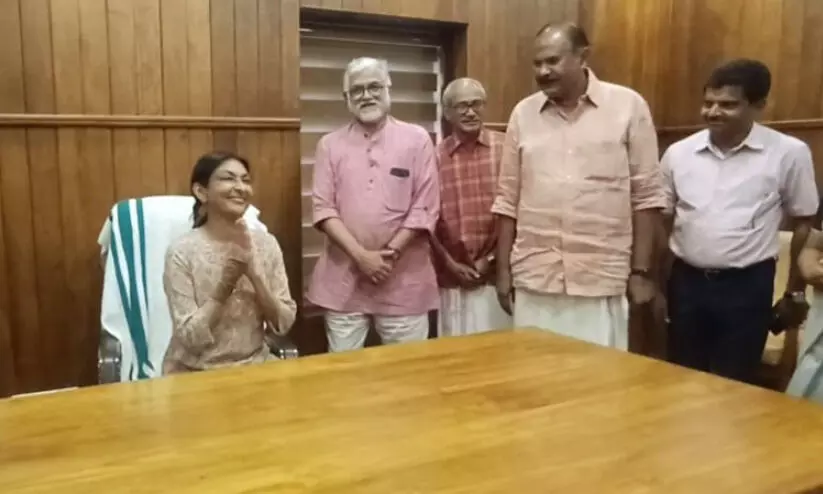 Mallika Sarabhai reached in Kalamandalam