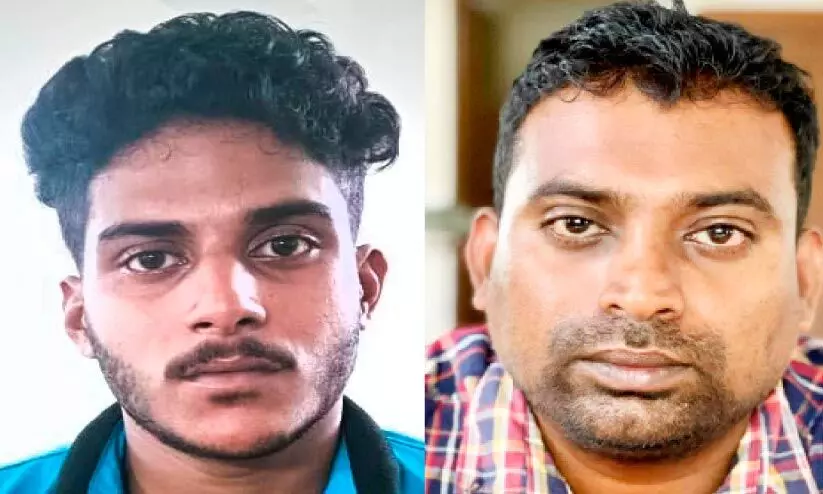 അ​ർ​ധ​രാ​ത്രി വീ​ട്ടി​ൽ അ​തി​ക്ര​മി​ച്ചു​ക​യ​റി കാ​റും സ്കൂട്ടറും അ​ഗ്നി​ക്കി​ര​യാ​ക്കി​യ സം​ഭ​വം: സി.​പി.​എം ബ്രാ​ഞ്ച് സെ​ക്ര​ട്ട​റി​യ​ട​ക്കം ര​ണ്ടുപേ​ർ പി​ടി​യി​ൽ