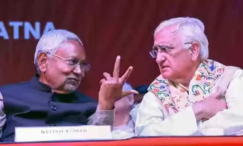 Nitish kumar, Salman Khurshid