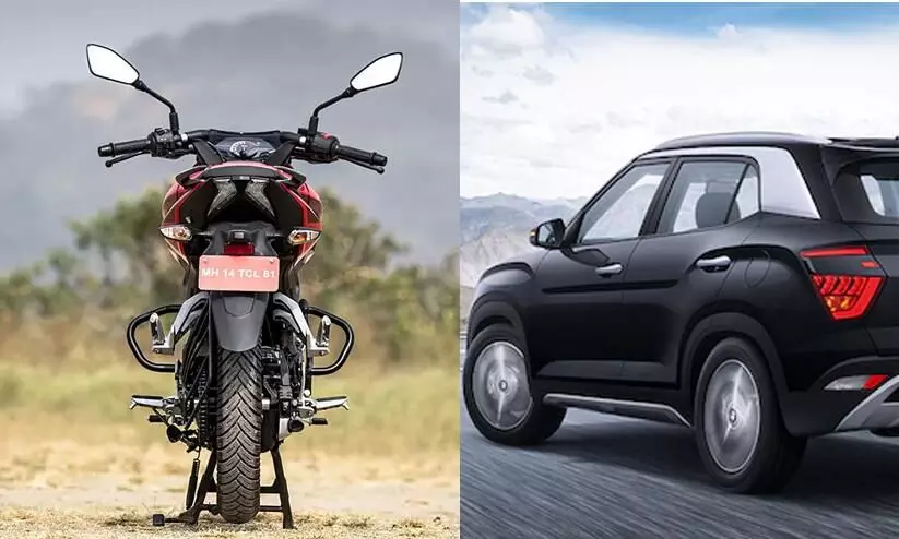 Hyundai Creta Bajaj Pulsar India popular car bike Study