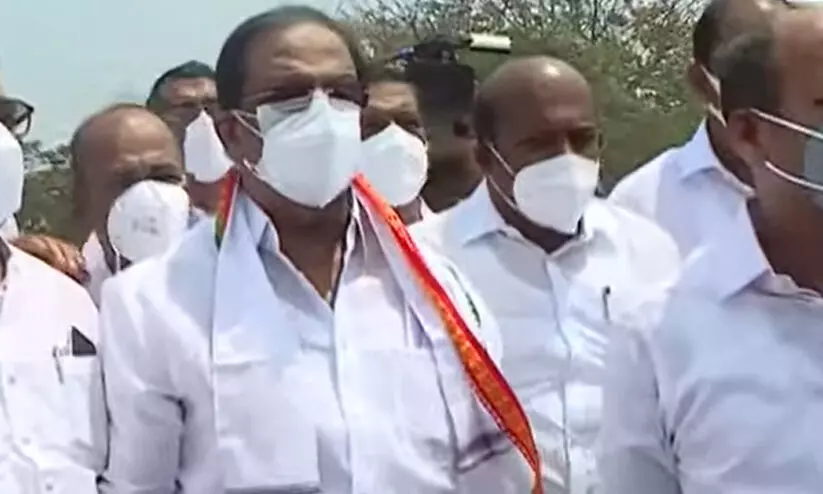 Brahmapuram K.P.C.C. President visited