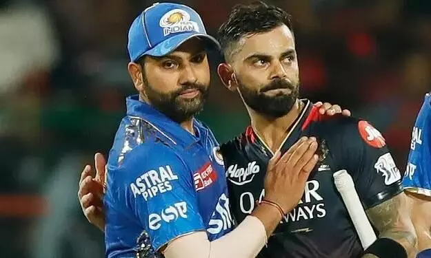 Kohli with Rohit Indian Cricket Team