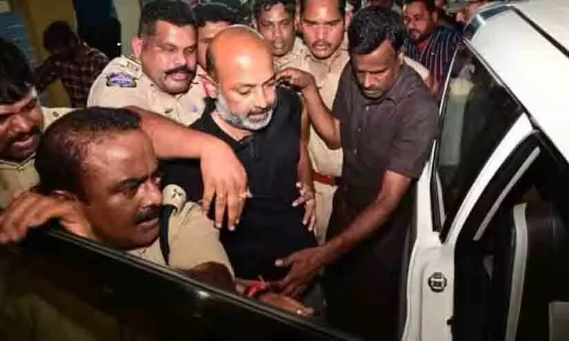 bandi sanjay kumar arrest