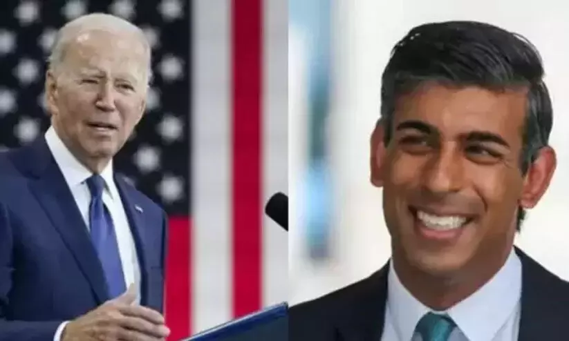 Joe Biden, Rishi Sunak