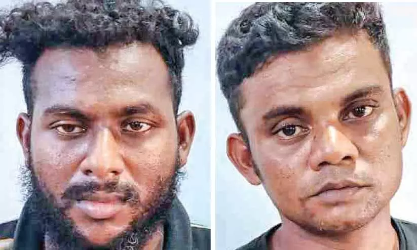 അന്തർ ജില്ല മോഷണം: രണ്ടുപേർ പിടിയിൽ