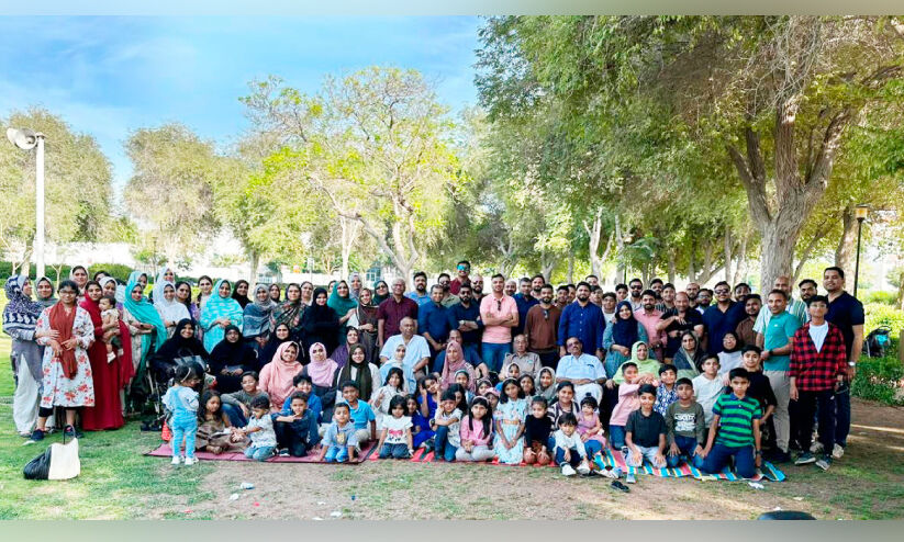 “150 Members of Rthankota Family Gather for Sangam at Al Tawar Park Inaugurated by Suhail Shankarot”