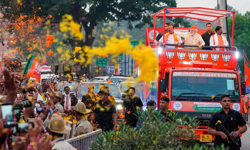 മോദിയുടെ റോഡ് ഷോ: ബംഗളൂരുവിലെ 35 റോഡുകളിൽ ഗതാഗത നിയന്ത്രണം