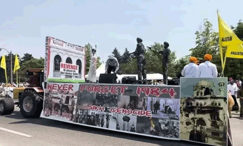 Indira Gandhi assassination tableau in canada