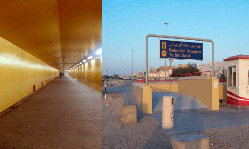 Pedestrian tunnel