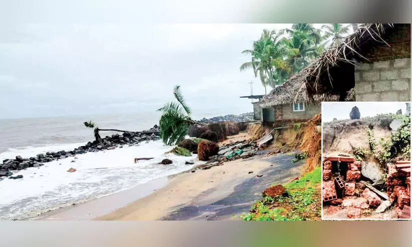 പാലപ്പെട്ടിയിൽ കടൽക്ഷോഭം ശക്തം; വ​ൻ നാ​ശ​ന​ഷ്ടം